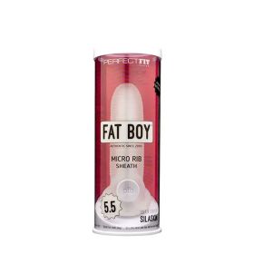 Fat Boy Micro Ribbed Sheath 5.5" - Clear