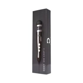 Doxy Die Cast 3 Compact Wand Vibrator Disco Black