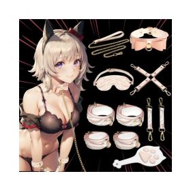Pink Kitty Bondage Set - White/pink