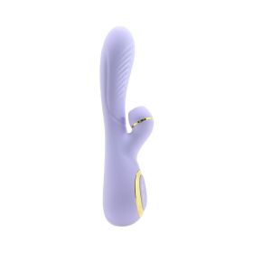 Vibes of New York Ribbed Suction Massager - Lavender