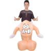 Penis Inflatable costume Cosplay Sexy Funny Blow Up Suit Party costume Fancy Dress Halloween Costume for Adult Dick Jumpsuit